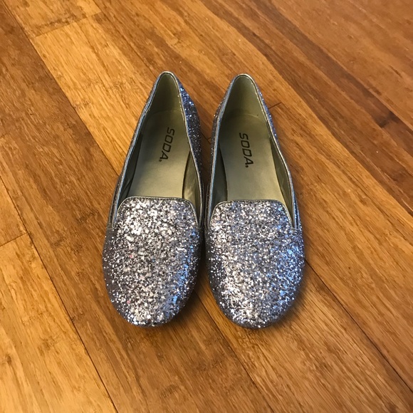 Soda Shoes - Soda glitter loafers